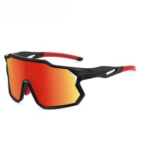 Lunettes de soleil de vélo polarisées UV400 avec verres TAC bleu glacé, monture en PC, étanches, lunettes de sport de plein air