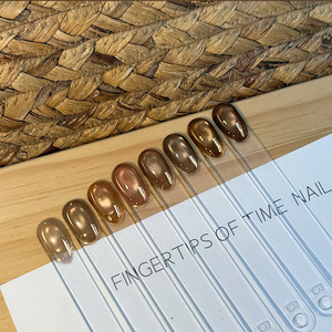 AILANUO 8 Couleurs Vernis Gel Effet Œil de Chat Nouveau Kit Gel Nude Effet Œil de Chat Sans Odeur Végétalien Magnétique UV pour Fournitures Ongles - Product Image 2