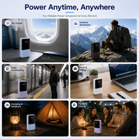 Cargador Portátil de Alta Capacidad de 20000 mAh con Cables Tipo C Integrados, Carga Rápida de 22.5 W para Viajes