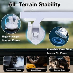 Soporte <span class=keywords><strong>de</strong></span> ventosa <span class=keywords><strong>de</strong></span> alta resistencia Starlink Mini con 4 almohadillas <span class=keywords><strong>de</strong></span> gel Nano, sin herramientas, <span class=keywords><strong>de</strong></span> ABS, para techo solar, parabrisas y salpicadero, molde privado - Product Image 6
