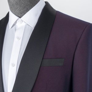<span class=keywords><strong>Costume</strong></span> de <span class=keywords><strong>mariage</strong></span> en Satin noir pour hommes, sur <span class=keywords><strong>mesure</strong></span>, de luxe, de qualité, châle, revers marron, <span class=keywords><strong>costume</strong></span> de smoking pour hommes - Product Image 3