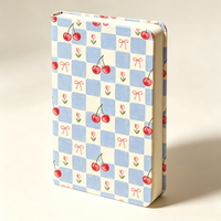Carnet A5 en lin à couverture rigide, personnalisable avec logo, agenda floral, journal intime pour filles, papeterie, cadeau