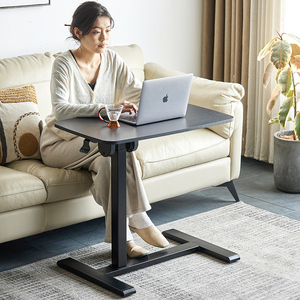 Table pliante multifonctionnelle moderne <span class=keywords><strong>et</strong></span> compacte, idéale comme table TV, table à <span class=keywords><strong>manger</strong></span>, bureau d'apprentissage réglable en hauteur, table de chevet ou table paresseuse - Offre spéciale - Product Image 3