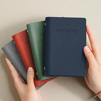 Carnet de notes de luxe personnalisé avec logo, en cuir PU végétalien, couverture rigide, format A5/A4/A6, 80 feuilles – Promotion Affaires
