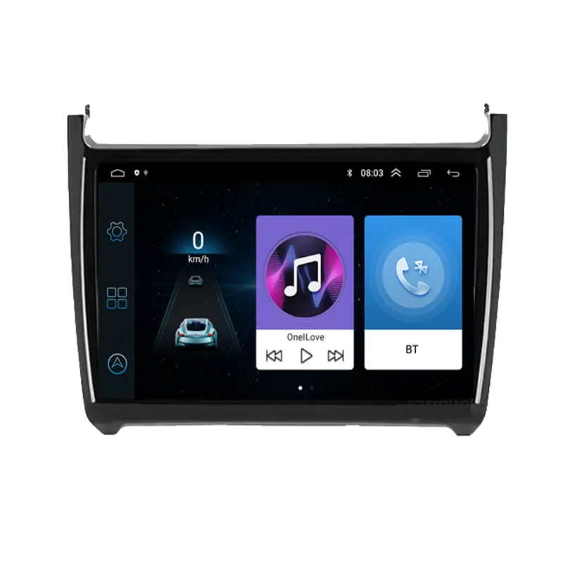 Android için 2 din araba multimedya VW Volkswagen polo 2009 -2013 2014 2015 2016 2017 2018 2019 SIM wifi GPS Navi radyo USB çalar