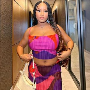 ShiMaiEr Summer Hot Styles <strong>Zebra</strong> <strong>Print</strong> Sleeveless Two Piece Sexy Cropped <strong>Top</strong> and Skirt Set for Women - Product Image 5