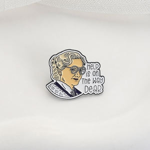 HELP IS on the WAY, alfileres esmaltados, broches <span class=keywords><strong>de</strong></span> película <span class=keywords><strong>de</strong></span> comedia, insignia, Pin <span class=keywords><strong>de</strong></span> solapa para mochila, accesorios <span class=keywords><strong>de</strong></span> ropa, joyerí<span class=keywords><strong>a</strong></span> divertida, regalo <span class=keywords><strong>de</strong></span> Cosplay - Product Image 3