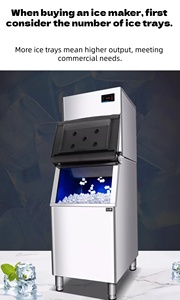 Machine à glaçons portable avec distributeur d'eau |   Machine à glaçons de comptoir commerciale pour le bureau et les appareils ménagers - Product Image 2