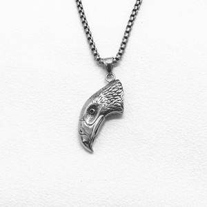 Yunnique – collier avec pendentif tête d'aigle en acier inoxydable, unisexe, Style Punk, bijoux à la mode - Product Image 1