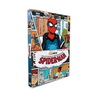 Tu Vecino Spider-Man, temporada uno, DVD personalizado de la última versión de la serie de televisión, CD de dibujos animados, DVD Región 1/Región 2 - Product Image 1