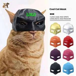 Máscara de Gato Personalizada con Logotipo Impreso, Inspirada en los Vengadores, de Plástico, para Mascotas, Ideal para Fiestas Promocionales - Product Image 1
