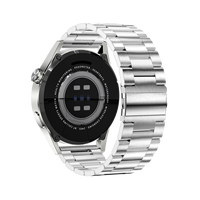 Reloj Inteligente NFC 2026 de Acero Inoxidable, Resistente al Agua, con Llamadas Bluetooth, Monitor de Actividad, Pantalla IPS de 1.28'', Doble SIM