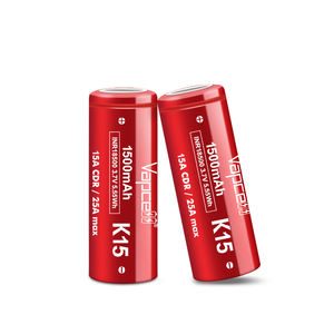 고용량 18500 배터리 Vapcell K15 18500 <span class=keywords><strong>1500mah</strong></span> 15A 18500 고전류 리튬 이온 18500 손전등 용 배터리 - Product Image 4