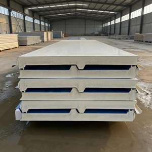 Panneaux sandwich en polyuréthane à haute résistance à la compression, panneaux <span class=keywords><strong>de</strong></span> toiture en EPS/PIR/<span class=keywords><strong>laine</strong></span> <span class=keywords><strong>de</strong></span> <span class=keywords><strong>roche</strong></span>/<span class=keywords><strong>laine</strong></span> <span class=keywords><strong>de</strong></span> verre - Product Image 6