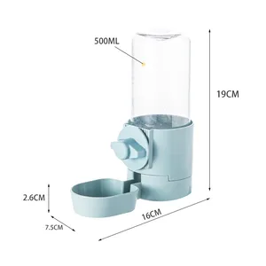 <b>Automatic</b> Plastic Pet Feeder & <b>Water</b> Bottle <b>Dispenser</b> for Dogs Cats Small Animals-Indoor Use - Product Image 3