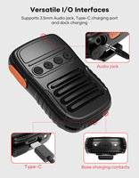 Microphone sans fil UNIWA BM008 BT PTT pour applications de talkie-walkie Android IOS Communication