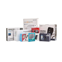 Boîtes rigides numériques 3C robustes personnalisables en papier/carton pour appareil photo, casque Bluetooth, téléphone portable et ordinateur