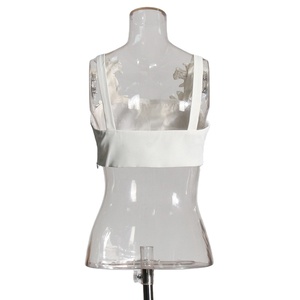 TWOTWINSTYLE elegante <span class=keywords><strong>abbigliamento</strong></span> femminile Set gonna e Top corto con applicazioni impiombate Skinny Fit e modello solido - Product Image 6