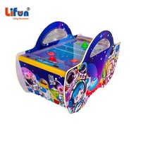 Mesa de Hockey de Aire Infantil LIFUN Interstellar Baby Star para 2 Jugadores, Operada con Monedas, Juego de Arcade para Niños con Dispensador de Boletos para Centros Comerciales
