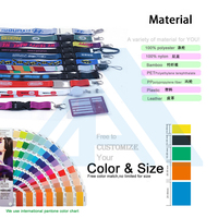Lanyard Polyester Berkualitas Tinggi dengan Cetak Logo Custom untuk Promosi