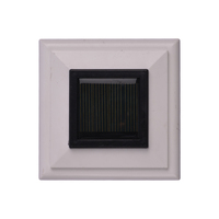 Loyal Factory ISO9001 LED à énergie solaire brevetée 5000K 8 heures de fonctionnement 2-1/2 "2-1'' 2 ''lumière solaire en plastique pour l'éclairage des clôtures