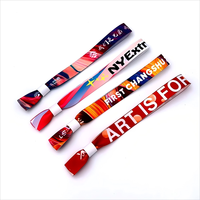 Nouveau design personnalisé bracelet en satin pour festival bracelets promotionnels par sublimation pour événements