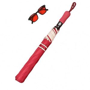 Parapluie pliant en deux de haute qualité, fabriqué en Chine, personnalisable avec impression de logo pour la promotion - Product Image 1