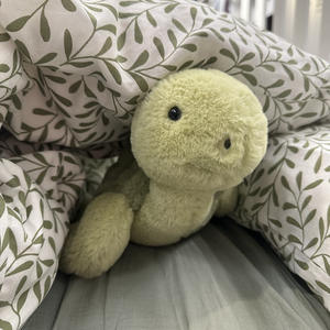 Cadeau d'anniversaire personnalisable pour filles mignon tortue en peluche oreiller 10 cm doux polyester brodé lestée couette ODM m<span class=keywords><strong>élodie</strong></span> - Product Image 4