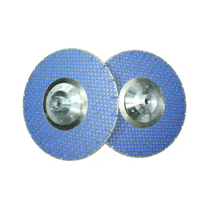 Marble Blade Turbo Diamond Cutting Disk/discs Wet Or Dry Cutting Electroplate Diamond Flange Circular Saw Blade For Marble