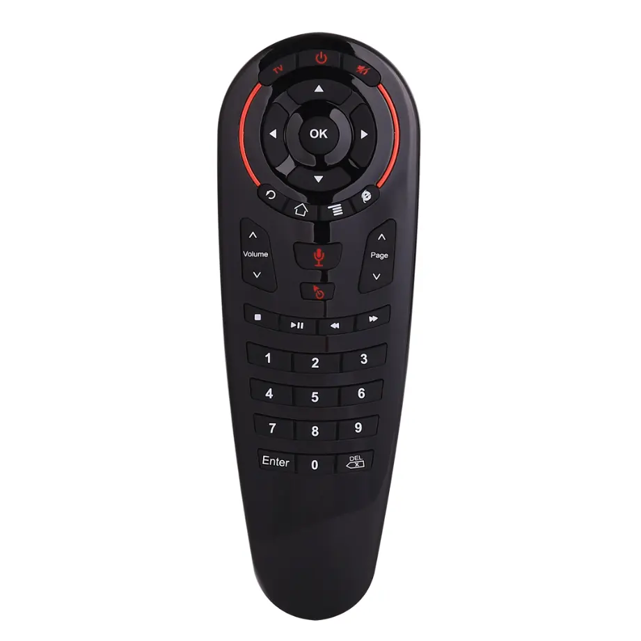 Shizhou Tech G30S air mouse g30 2.4G gyro remote control 34 keys google assistant voice remote for android