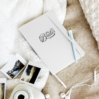 Journal de planification de mariage, carnet vierge pour la mariée, livres pour les vœux de mariage