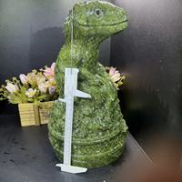 Vente en gros de pierres naturelles, jade vert, lézard avec crâne, artisanat en cristal, pierres précieuses de haute qualité pour la décoration de la maison