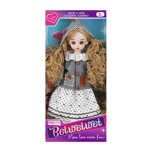 Nouvelle collection 2026 : Poupée mignonne de 30 cm pour filles, 21 articulations mobiles, réaliste, éducative, tendance, corps souple en PVC et vinyle, modèle de dessin animé, jouet. - Product Image 6