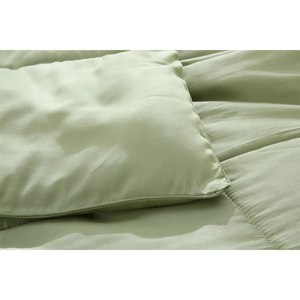 طقم لحاف سرير صيفي رقيق مبطن من ألياف الخيزران 100%، مريح وغير مسبب للحساسية - Product Image 3