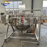 Commerciële Elektrische/Gas/Stoommantel Ketel Voor Het Koken Voor Tomatenfruit Jam Kookapparatuur Groenteverwerkingsfabriek