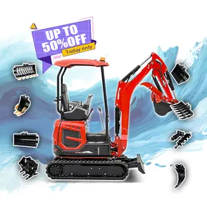 Free shipping cheap price 1.5 ton 1.8ton mini crawler excavator hydraulic small excavator bagger mini digger