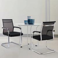 Chaise de bureau en maille commerciale bon marché chaises de bureau pour ordinateur à domicile avec salle de réunion avec soutien lombaire 2D