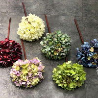 Bunga Hydrangea Sutra Buatan Vintage dengan Teknik Simulasi untuk Dekorasi Showroom dan Rumah