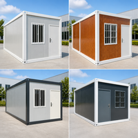 Casa Modular Impermeable, Casa Prefabricada, Casas Contenedor, Oficina Modular Prefabricada en Paquete Plano para Construcción