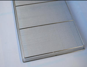 Plateau de cuisson perforé en maille métallique en acier inoxydable 316 de qualité alimentaire marine pour rôtir la <span class=keywords><strong>pizza</strong></span> et les fruits secs - Product Image 6