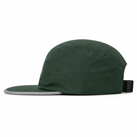 Gorra Clásica Personalizada con Logotipo Bordado a Color, Gorra de 5 Paneles de Nailon Impermeable para Hombre y Mujer, Gorra de Visera Plana para Viajes y Deportes