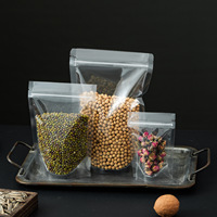 Sacs en plastique transparents à fermeture éclair PET, sacs Mylar à fermeture éclair, sachets d'emballage alimentaire pour épices et poudres