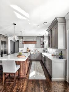 Armoire de cuisine personnalisée gris mat armoire de cuisine en mélamine meuble de cuisine design - Product Image 6