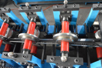 Machine de profilage de tôles d'acier pour armoires électriques, équipement de fabrication de colonnes, transmission par boîte de vitesses, épaisseur 1,2 mm, moteur
