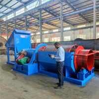Installation de Lavage d'Or Portable de Haute Qualité 50 TPH pour l'Extraction d'Or Alluvionnaire et de Placiers Fluviaux, Équipement de Tamisage à Trommel pour l'Afrique