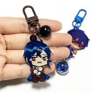 Tùy Chỉnh Phim Hoạt Hình Nhựa Rõ Ràng In Phim Hoạt Hình Acrylic Charms Móc Chìa Khóa - Product Image 2