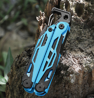 Couteau pliant multifonctionnel en acier inoxydable 25-en-1, essentiel pour un usage quotidien et le camping