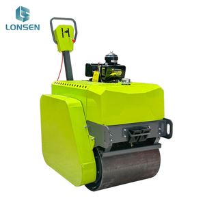 Rodillo Compactador de Carreteras VR600, Rodillo Vibratorio de Doble Tambor con Motor Changfa, Bomba Hidráulica, Rodamientos y Engranajes - Product Image 2
