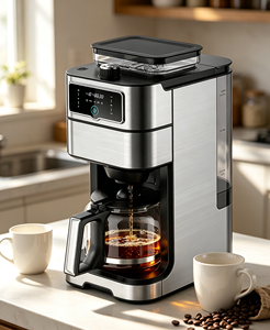 <span class=keywords><strong>Cafetera</strong></span> de Goteo Anbolife con Molinillo de Café Integrado para Granos y Café Molido, Tanque de <span class=keywords><strong>Agua</strong></span> de 1.5L, <span class=keywords><strong>Cafetera</strong></span> de Acero Inoxidable - Product Image 4