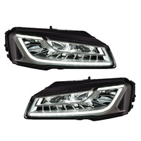 Pour Audi A8 D4 2011 à 2017 Facelift, mise à niveau des phares Matrix LED haute configuration, clignotants séquentiels, ensemble de phares avant noirs